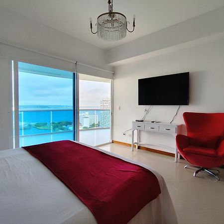 Cartagena Apartamento De Lujo Con Vista Al Mar - Excelente Ubicacion מראה חיצוני תמונה