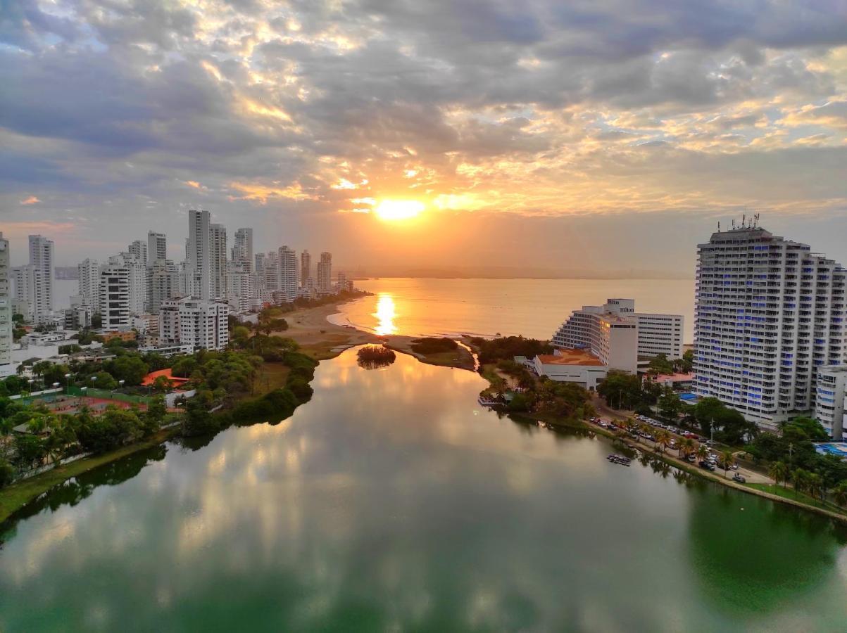 Cartagena Apartamento De Lujo Con Vista Al Mar - Excelente Ubicacion מראה חיצוני תמונה