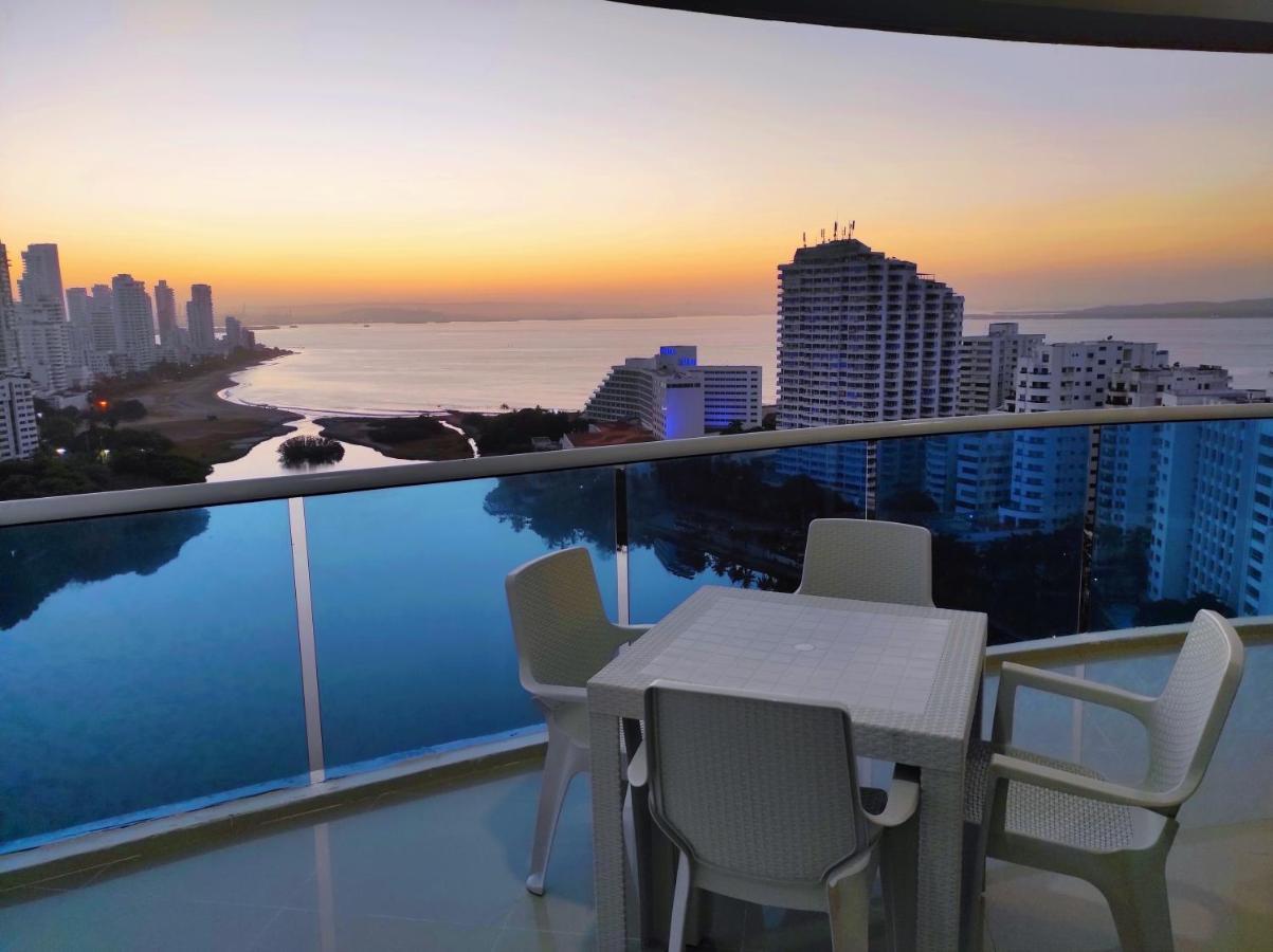 Cartagena Apartamento De Lujo Con Vista Al Mar - Excelente Ubicacion מראה חיצוני תמונה