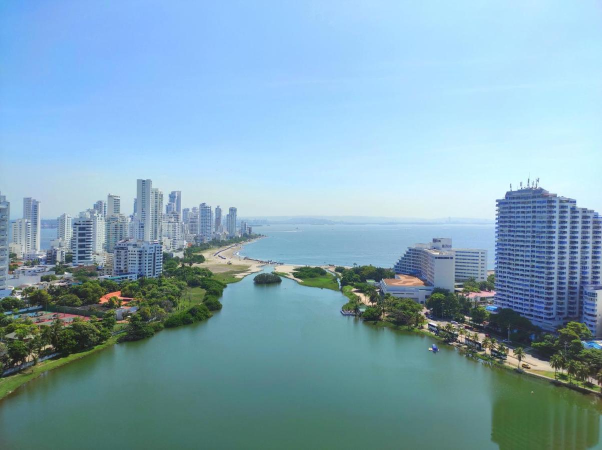 Cartagena Apartamento De Lujo Con Vista Al Mar - Excelente Ubicacion מראה חיצוני תמונה