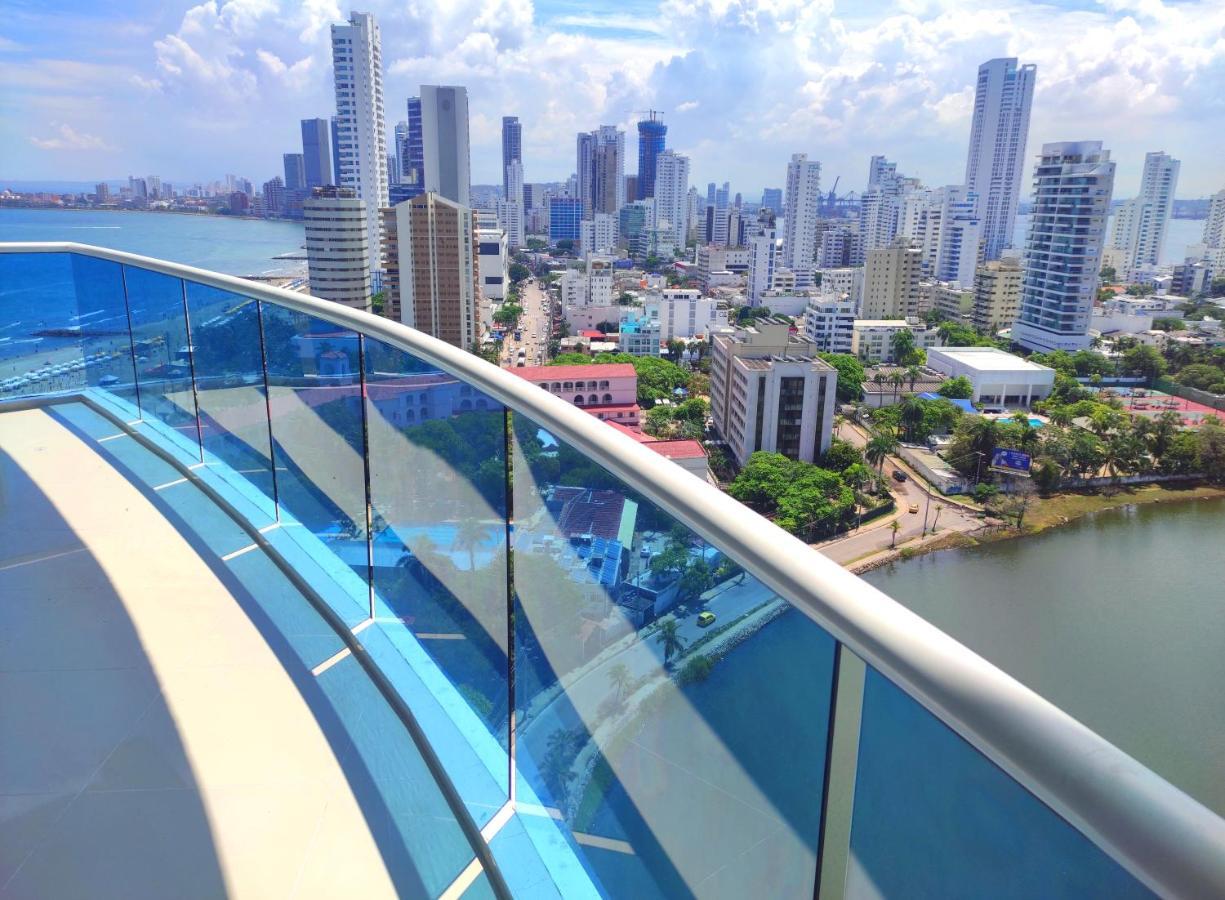 Cartagena Apartamento De Lujo Con Vista Al Mar - Excelente Ubicacion מראה חיצוני תמונה