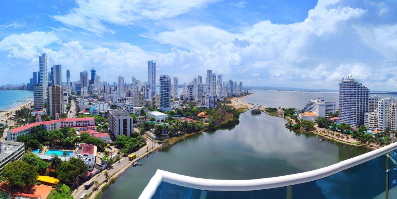 Cartagena Apartamento De Lujo Con Vista Al Mar - Excelente Ubicacion מראה חיצוני תמונה