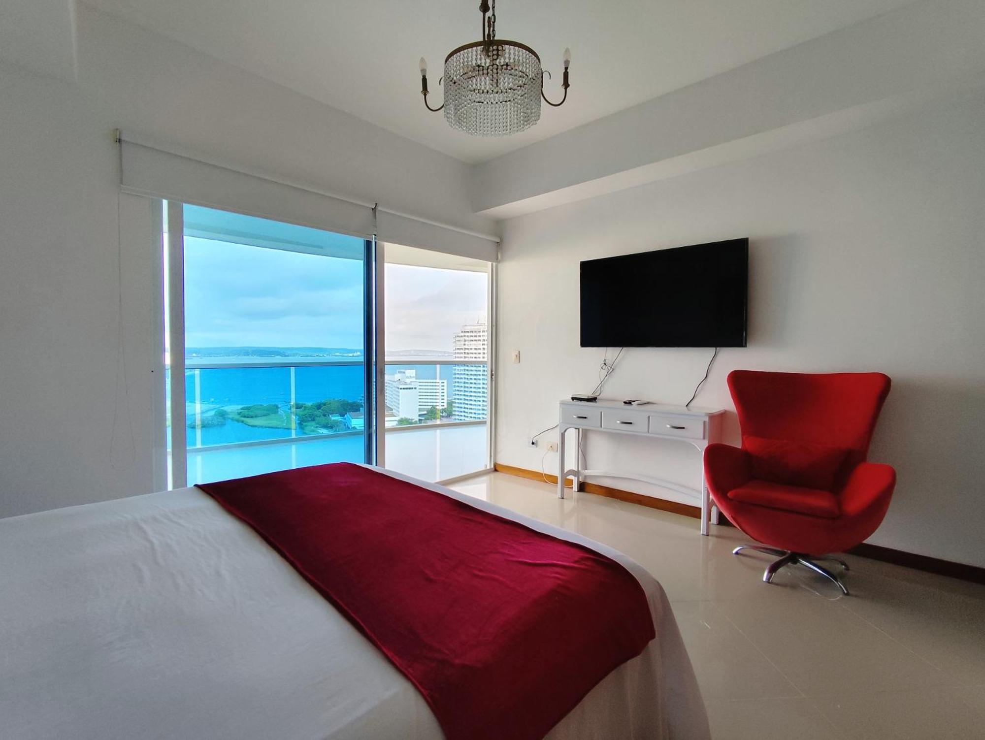 Cartagena Apartamento De Lujo Con Vista Al Mar - Excelente Ubicacion מראה חיצוני תמונה
